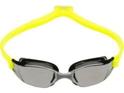 Aquasphere Xceed Mirror Silver Schwimmbrille - Black-yellow/silver