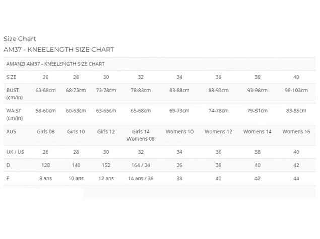 Amanzi Sapphire Girl Badeanzug Kneelength Langes Bein - 140 (10) 5 Amanzi Sapphire Girl Badeanzug Kneelength Langes Bein - 140 (10) – Bild 3
